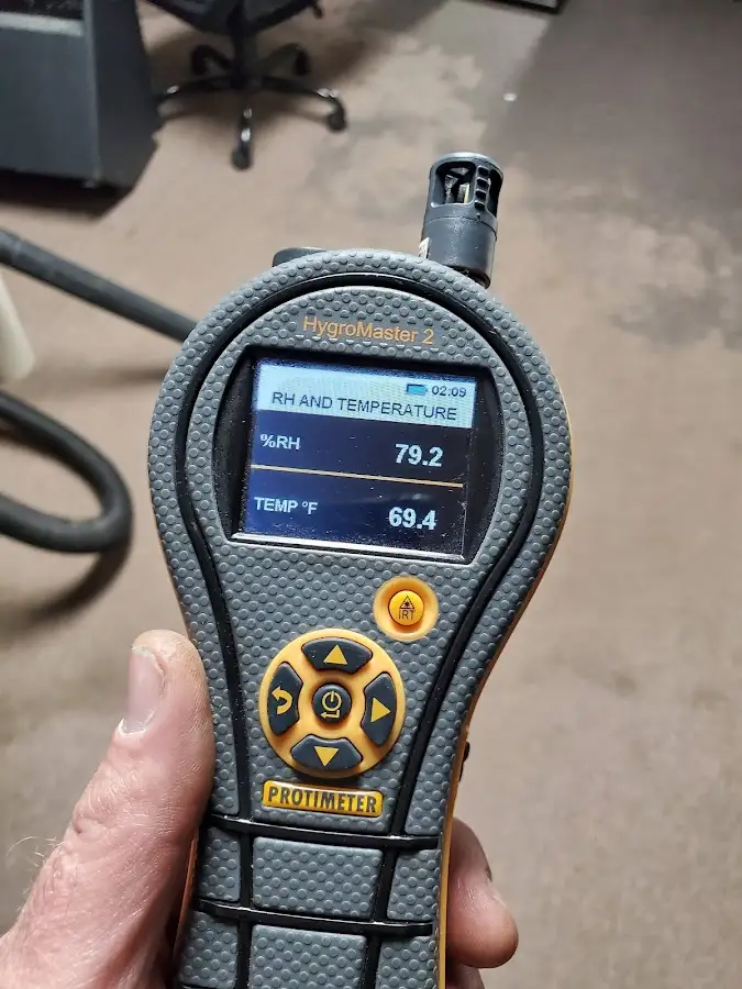 Moisture meter humidity assessment for Fire & Smoke Damage Restoration in Universal City